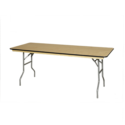 Banquet Table, Wood 5' x 30" Seats 4-6  www.Raphaels.com - Call to place your rental order today! 858-689-7368 - www.raphaels.com