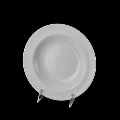 Plain White China Soup Plate  www.Raphaels.com - Call to place your rental order today! 858-689-7368 - www.raphaels.com